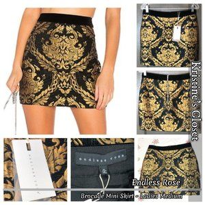 Endless Rose - Brocade Mini Skirt